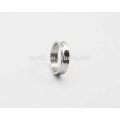Factory Custom Polished Blank Stainless Steel Band Ring